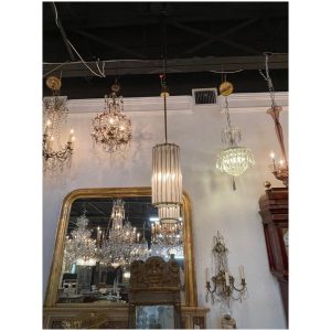 Modern Murano Glass and Brass Pendant Light - Image 7