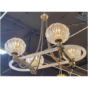 Vintage Italian Murano Barovier and Toso Chandelier - Image 2