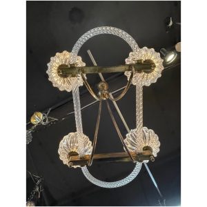 Vintage Italian Murano Barovier and Toso Chandelier - Image 5