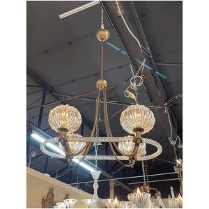 Vintage Italian Murano Barovier and Toso Chandelier - Image 6