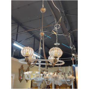 Vintage Italian Murano Barovier and Toso Chandelier - Image 7