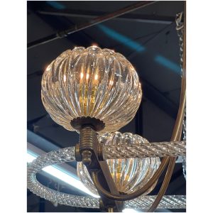 Vintage Italian Murano Barovier and Toso Chandelier - Image 8