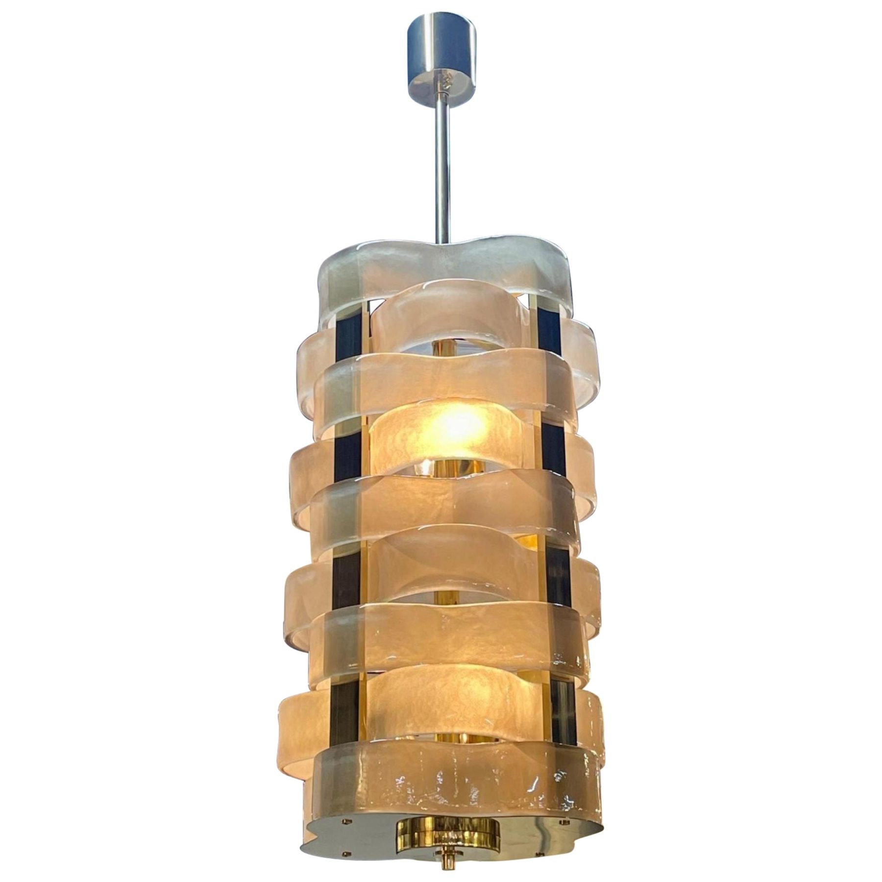 Modern Murano Glass in "Fume" Color